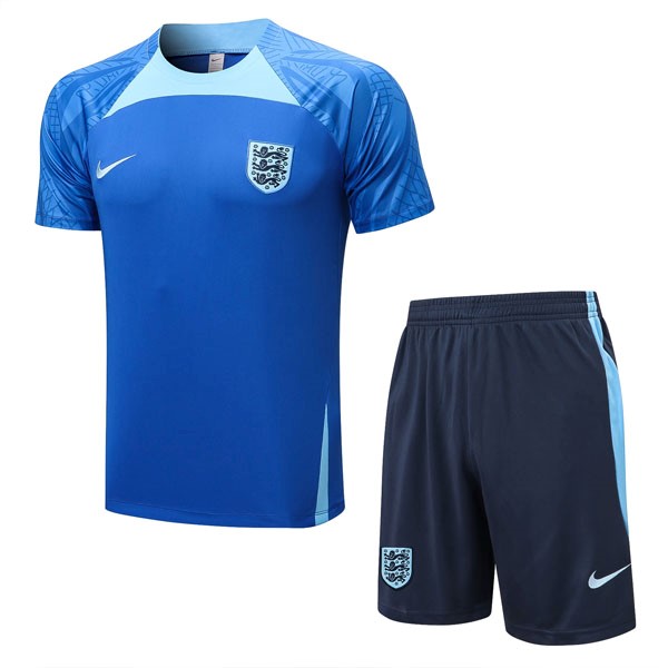 Trainingsshirt England Komplett-Set 2022-2023 Blau